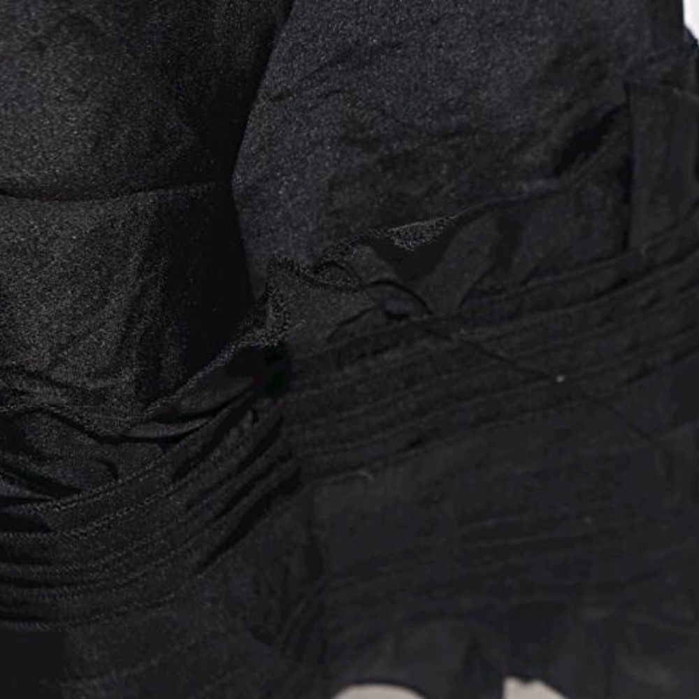 BCBGMaxAzria Black Silk Strapless Dress, Sz Lg - Picture 3 of 8